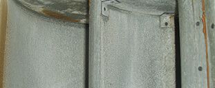 Reinigung von einer Biegung in einer Großküche durch RWS