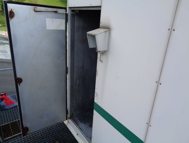 Gereinigter Zugang zur Lüftungsstation nach Wartung durch RWS